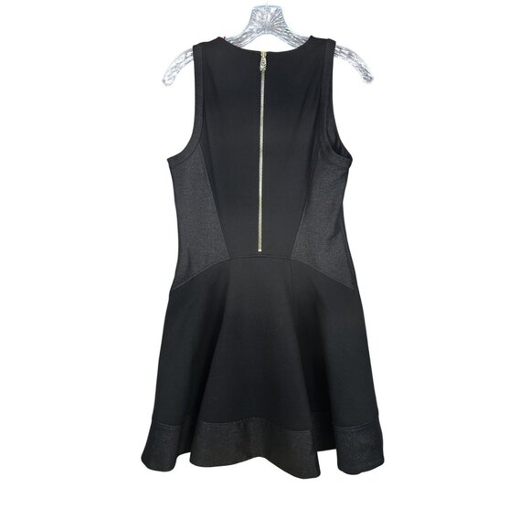 Ted Baker Womens 8 Dress Fit Flare Black Evening Sleeveless Cocktail Party NWT - Picture 2 of 15